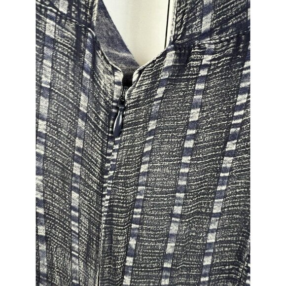 HD In Paris Anthropologie Harbor Texture Jumpsuit 2 Romper Dress Strappy Wide - Picture 8 of 10